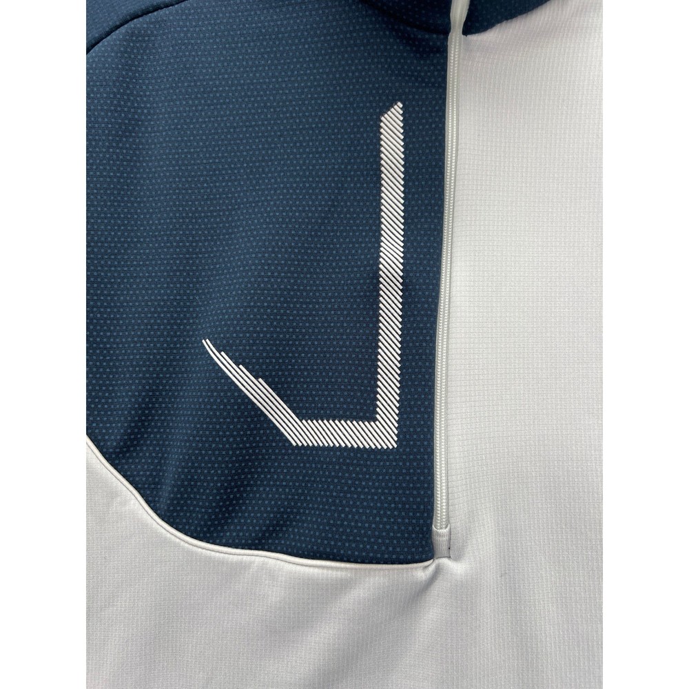 Galvin Green Pullover Mens Medium 1/4 Zip Golf Navy White Performance