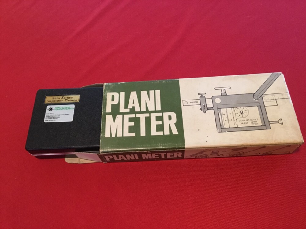 Planimeter Zero setting with optical tracer