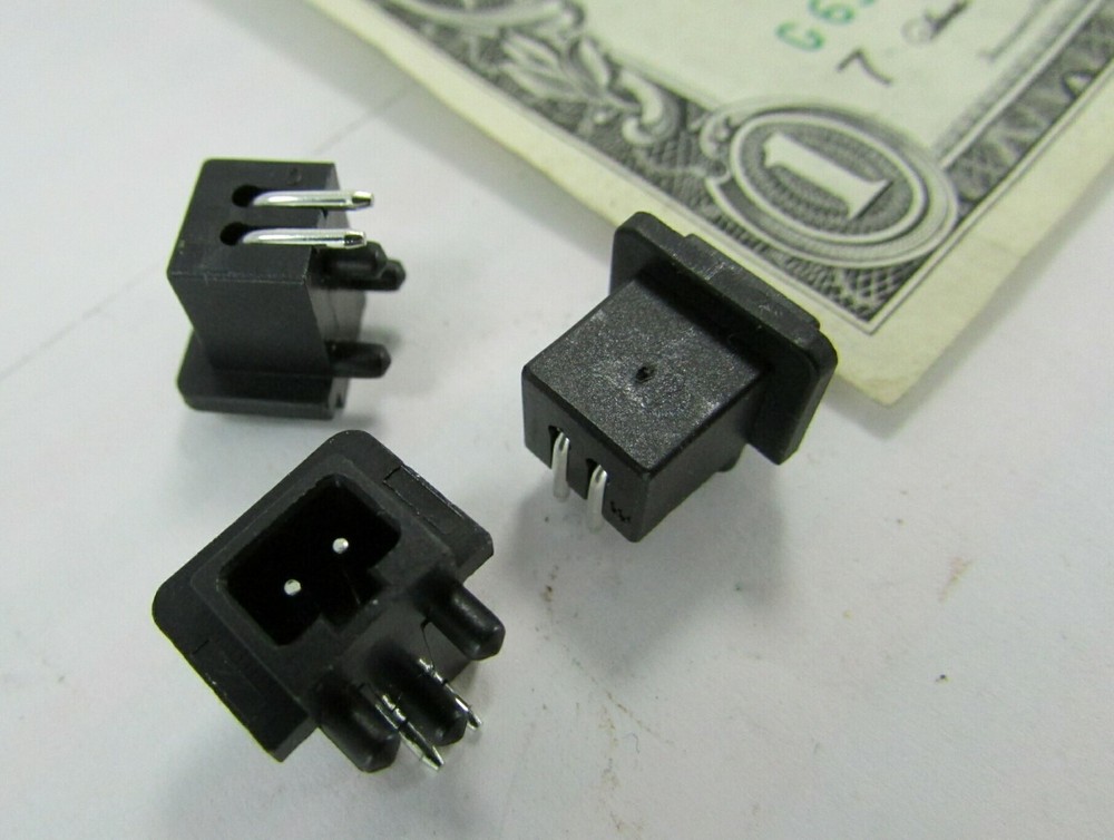 20 Tiger Technology 2-Pin Male Pin Right Angle Rectangular Receptacles E158869-R