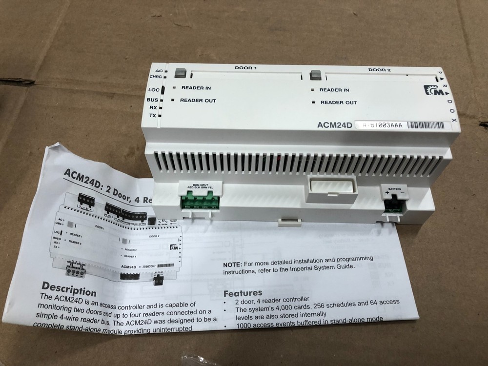 Paradox ACM24D: 2 Door, 4 Reader Access Control Module.