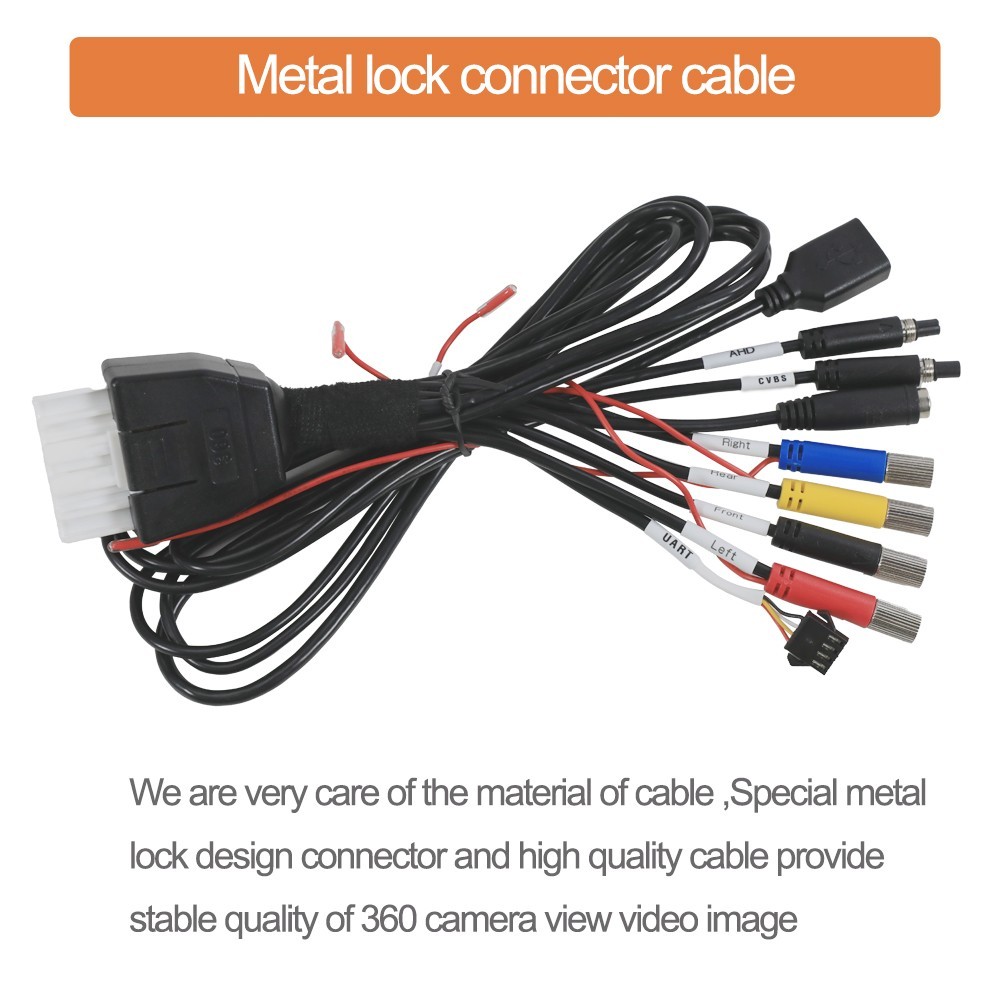 3D Multi-View System Host Blind Spot Backup View Camera Collision Warning