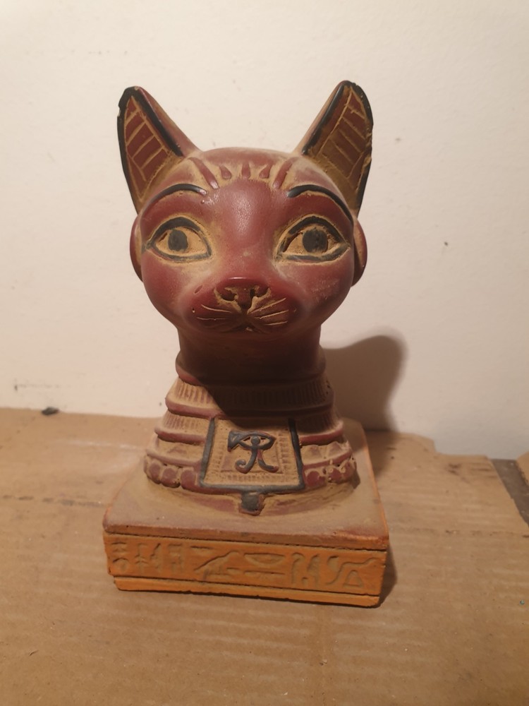 EXTREMELY ACTIVE Haunted Ancient Stone Cat Statue Paranormal Miracles & Protecti