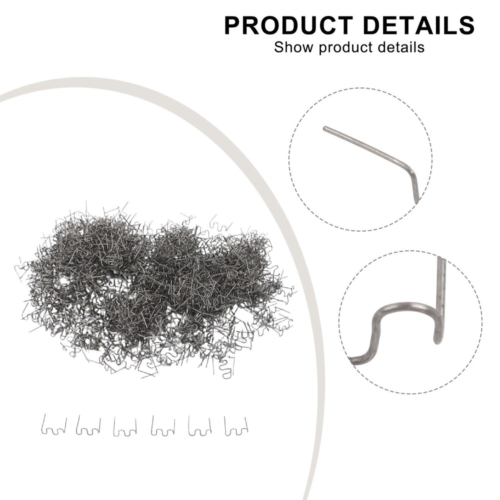Welding Nail Staples Workshop 1000Pcs Equipment Pre-cut Repairing Patch