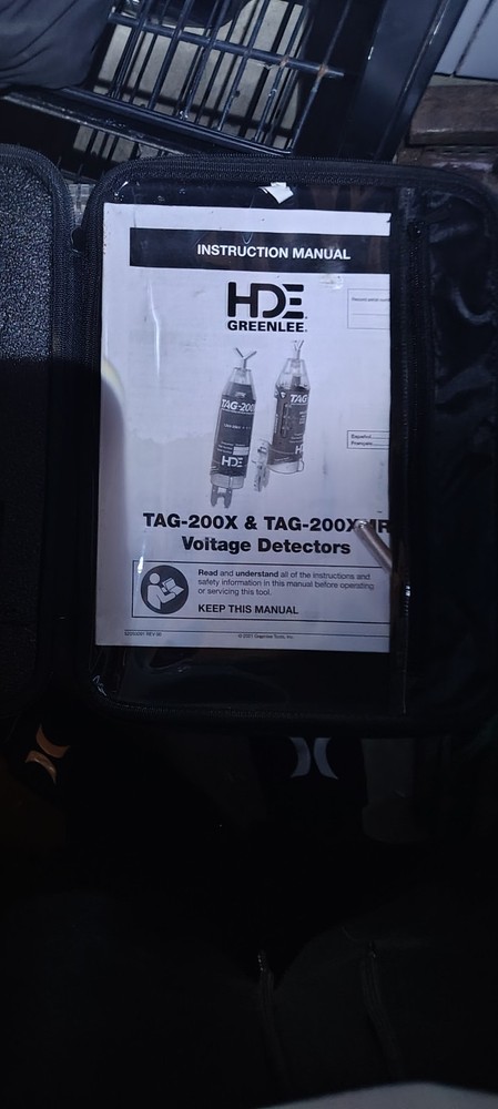 Tag 200x Greenlee Voltage Detector USED VERY MINIMAL