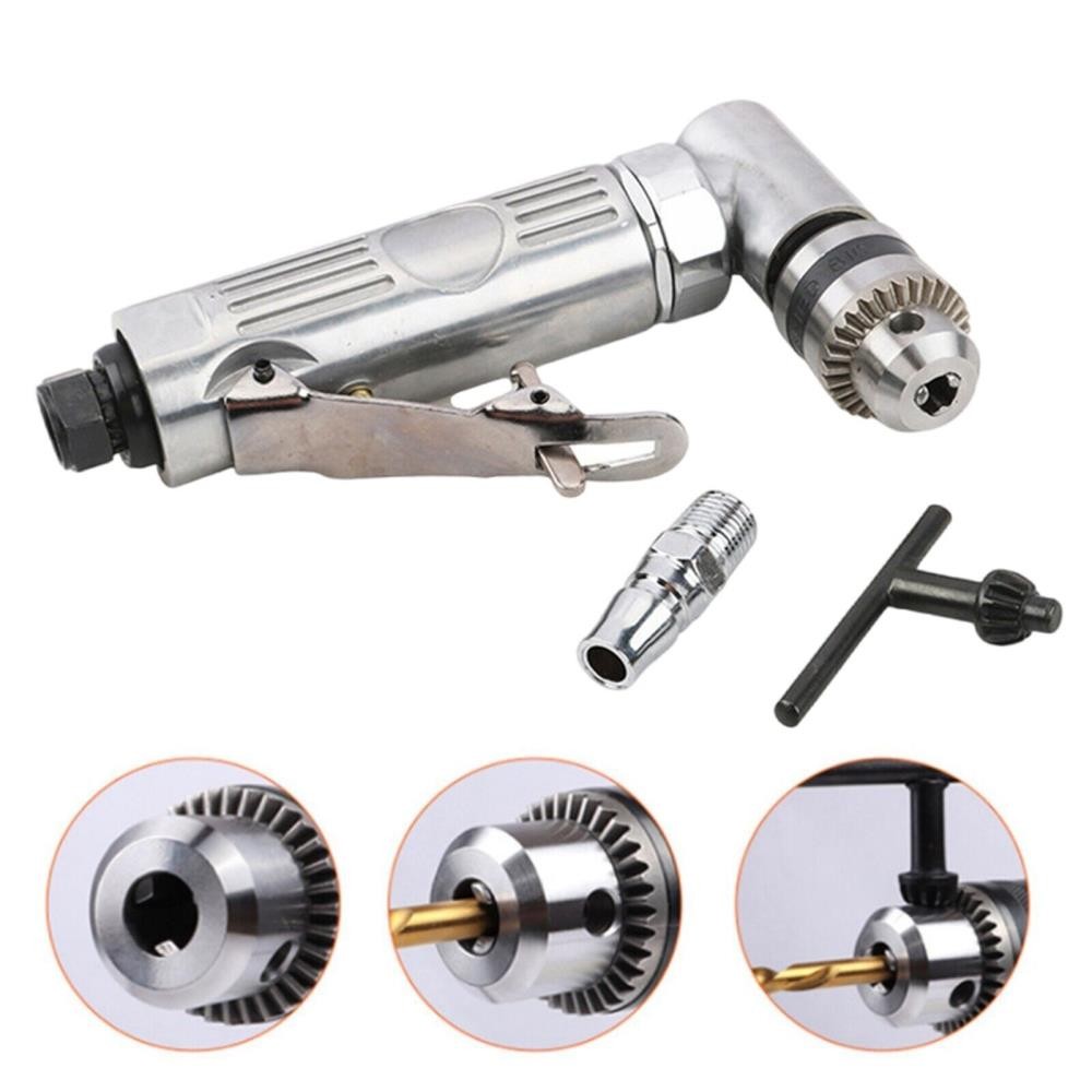 1Pcs Pneumatic Drill Elbow Air Drilling Machine  Right Angle Air Punch Drill ]