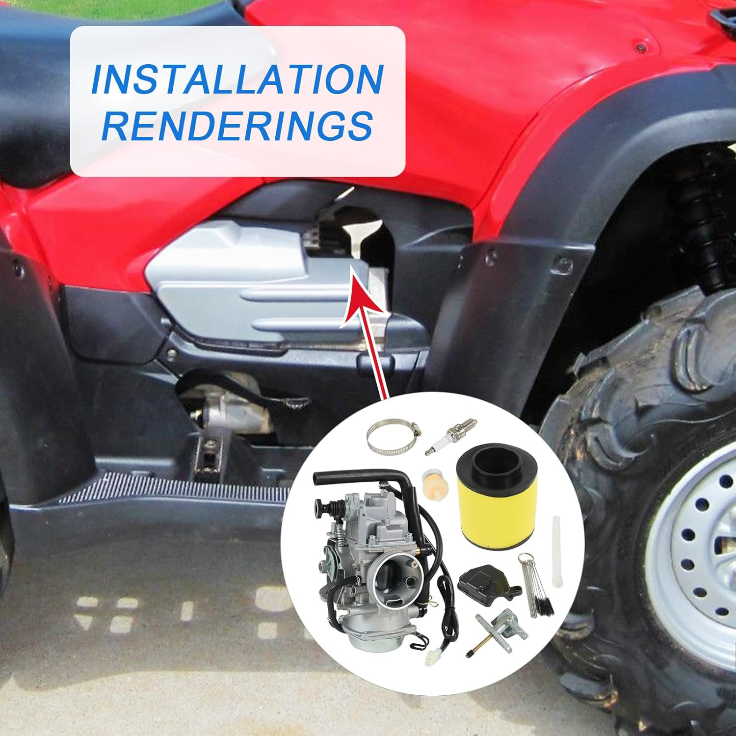 CARBURETOR FOR 2005-2011 Honda TRX500FE TRX500FM TRX500 FE FM FOREMAN 500 4X4