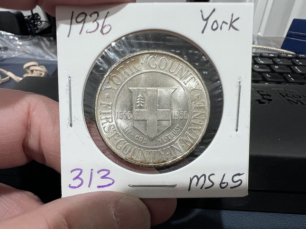 1936 York Half Dollar 50c Commemorative (AEJ)