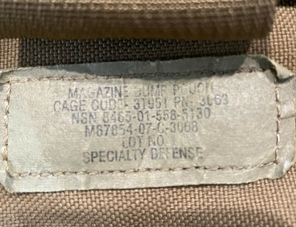 USMC Roll UP Dump Pouch Coyote