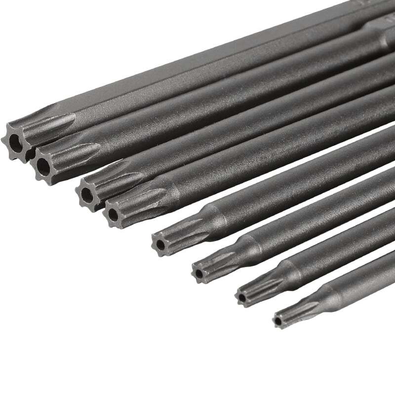 8pcs Torx Bit Set Quick Change Connect Impact Driver Drill Security Tamper Proof