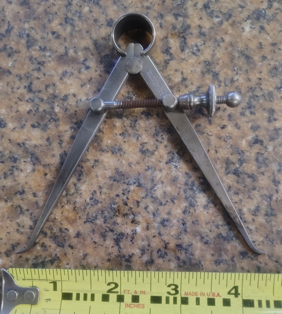 🗽 STARRETT 4" ID CALIPER MACHINIST/TOOLMAKER