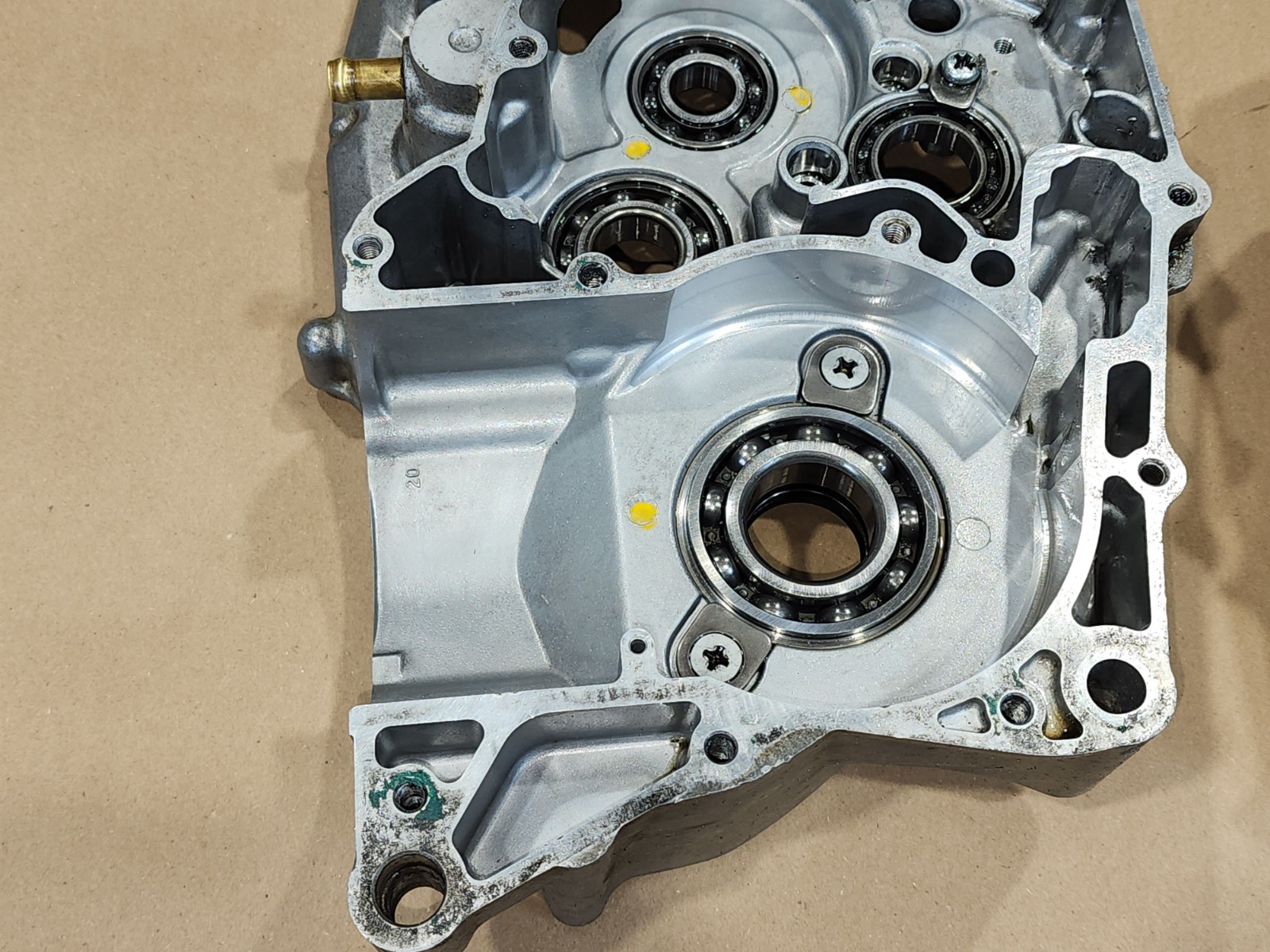 2015 Suzuki RMZ250 RMZ 250 OEM Left & Right Engine Crankcase Case Bottom End