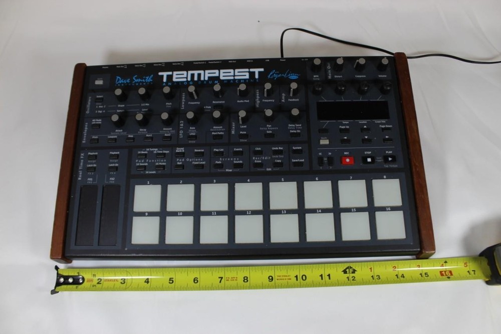 Sequential Dave Smith Instruments Tempest Analog Drum Machine, Roger Linn Design