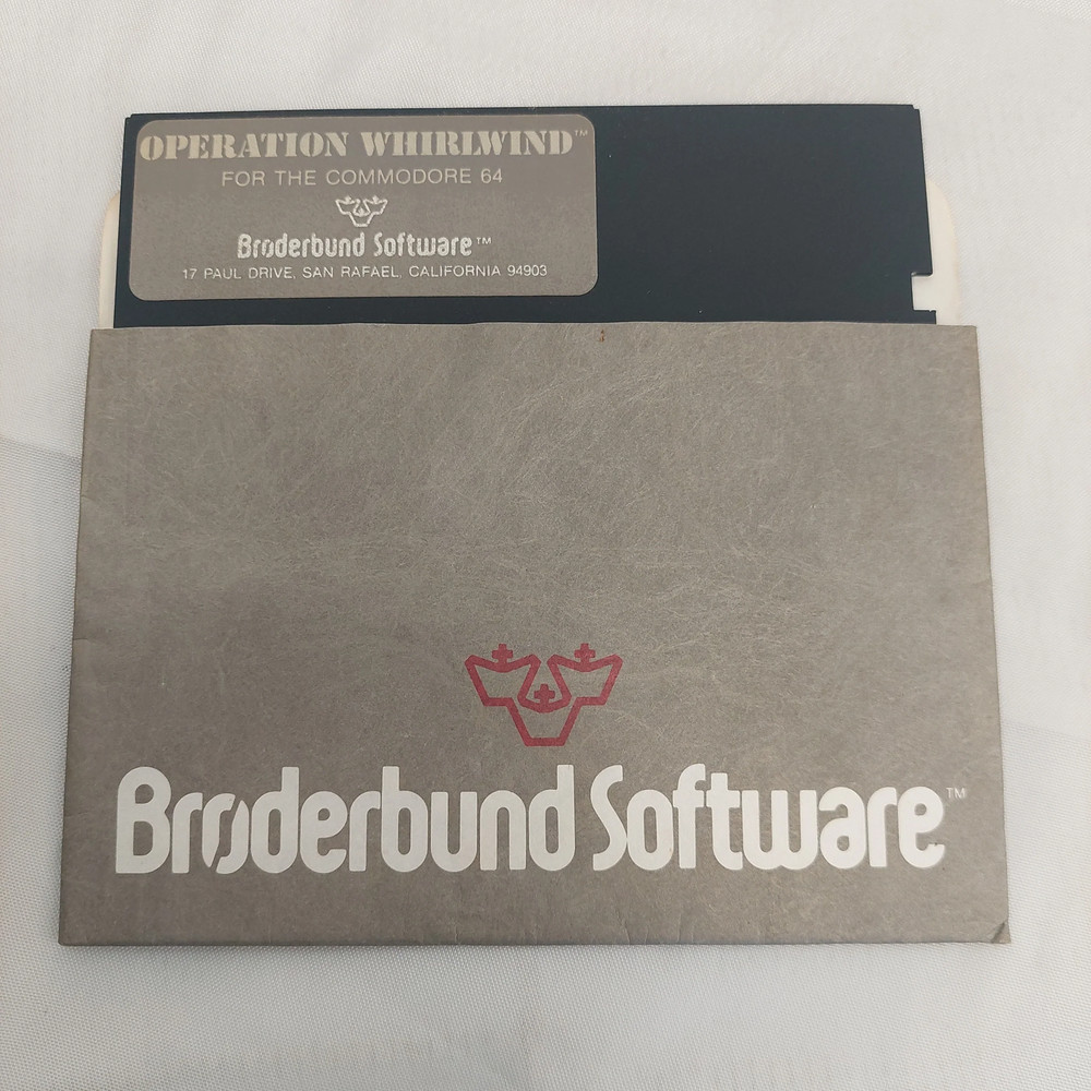Commodore 64 Operation Whirlwind Game Disk Untested