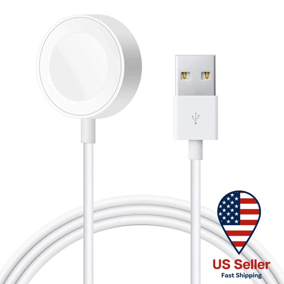 Magnetic Fast Charger Charging Cable for Apple Watch - 3ft Cable