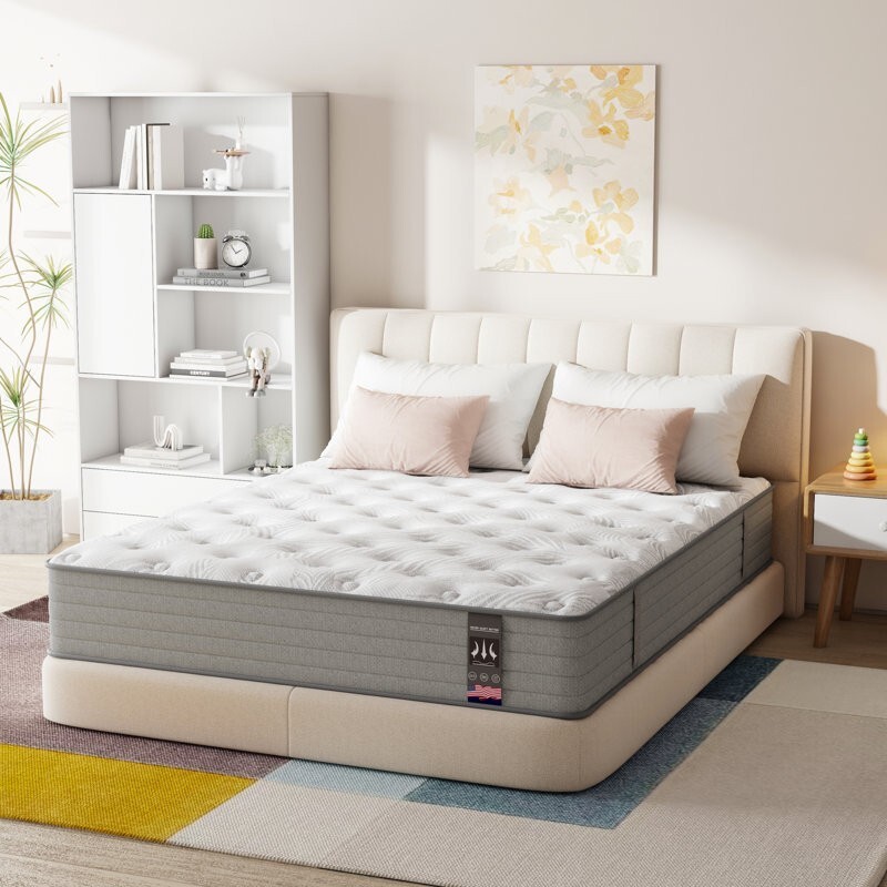10" 12" 14" Gel Memory Foam Hybrid Spring Twin Full Queen King Mattress in A Box