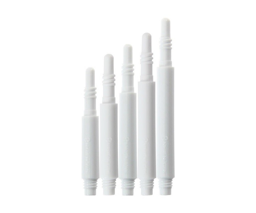 8 Flight White Regular 33mm Spinning Shafts
