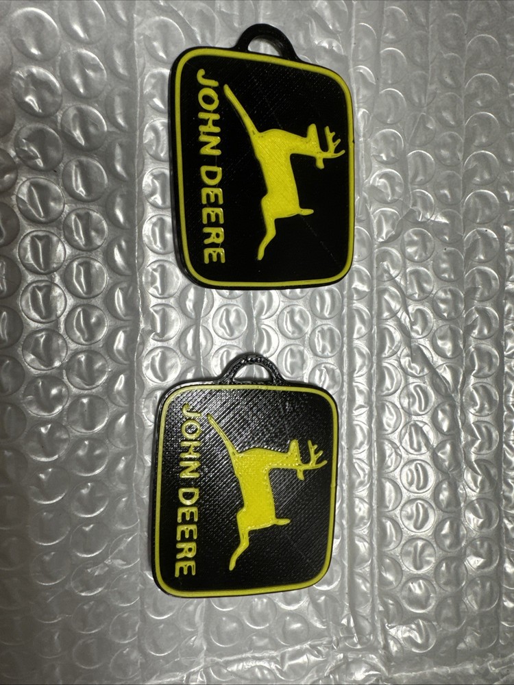 John Deere Custom 3d Printed  Key Chain's
