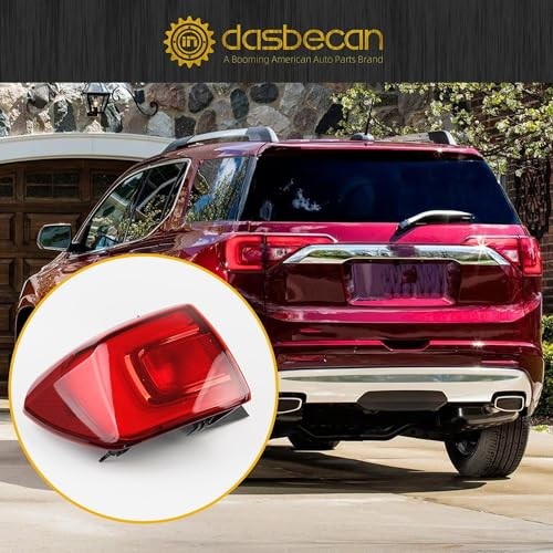 Tail Light Assembly Rear Lamp LED Type Brake Light Compatible Left Driver Side