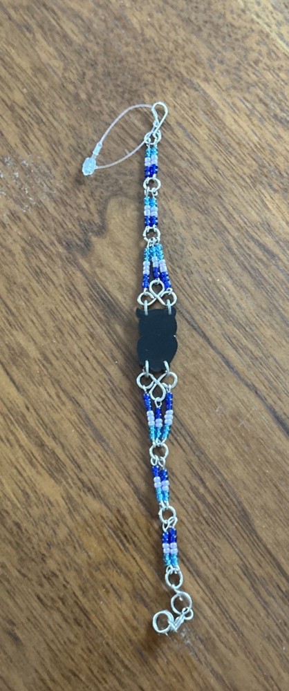 Handmade Beaded Bracelet With owl Charm