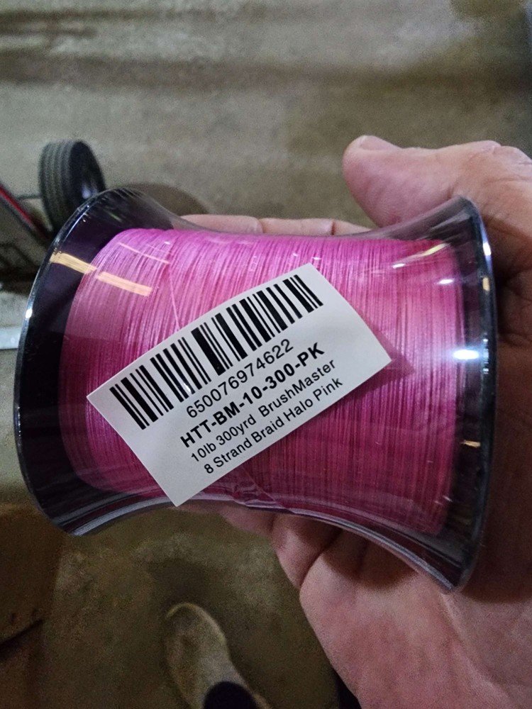 HTT BrushMaster Crappie Fishing Line 8 Strand Braid