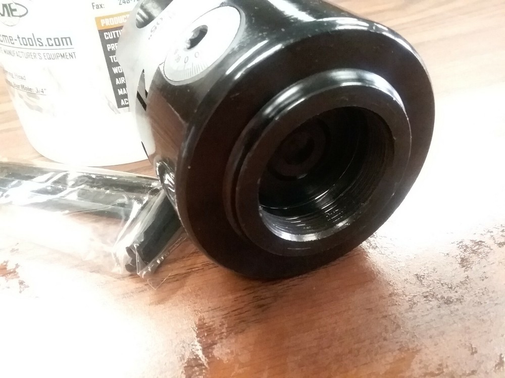 3'' PRECISION ADJUSTABLE BORING HEAD 1-1/2"-18 arbor Threads #815-000-new