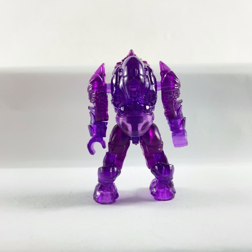 5pcs Halo Mega Bloks Covenant Translucent & Solid Purple Combat Elites #97390