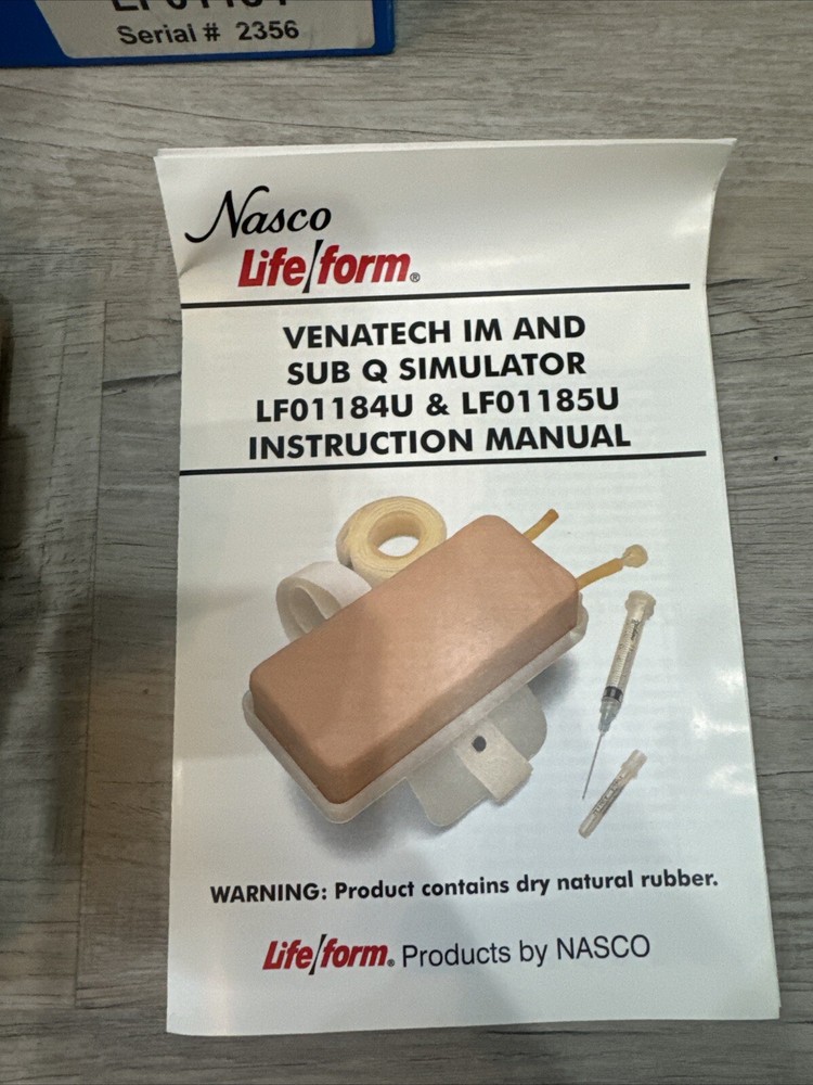Nasco Life form Venatech IM & Simulator - Intramuscular Injection Simulator Pad