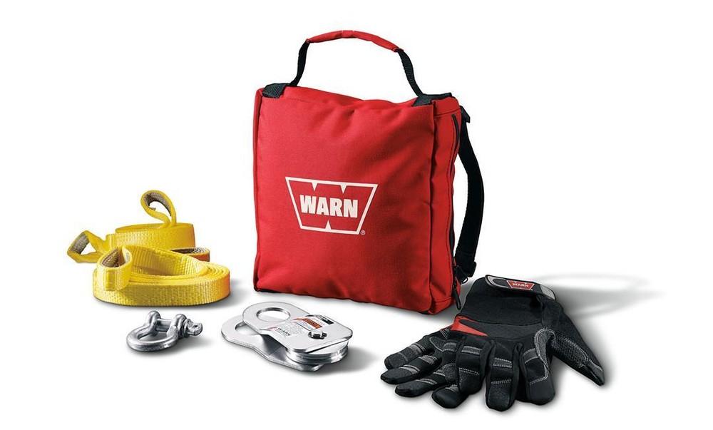 Warn 88915 Light Duty Winch Accessory Kit w/ Red Bag