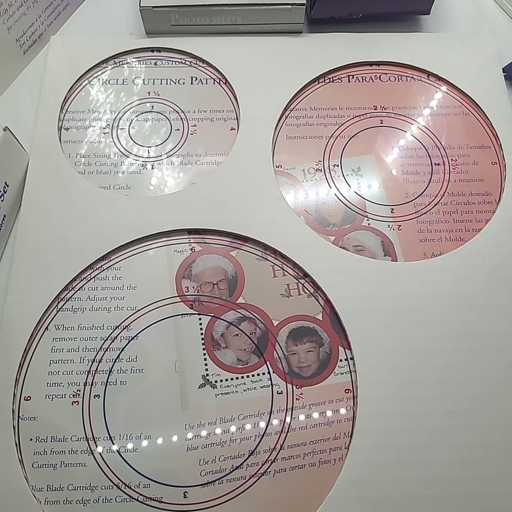 Vintage Creative Memories Bundle Set Custom Cutting System Scrapbook Tools READ