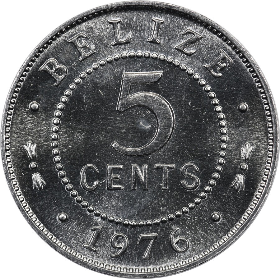 Belize - 5 Cents - 1976 - Unc