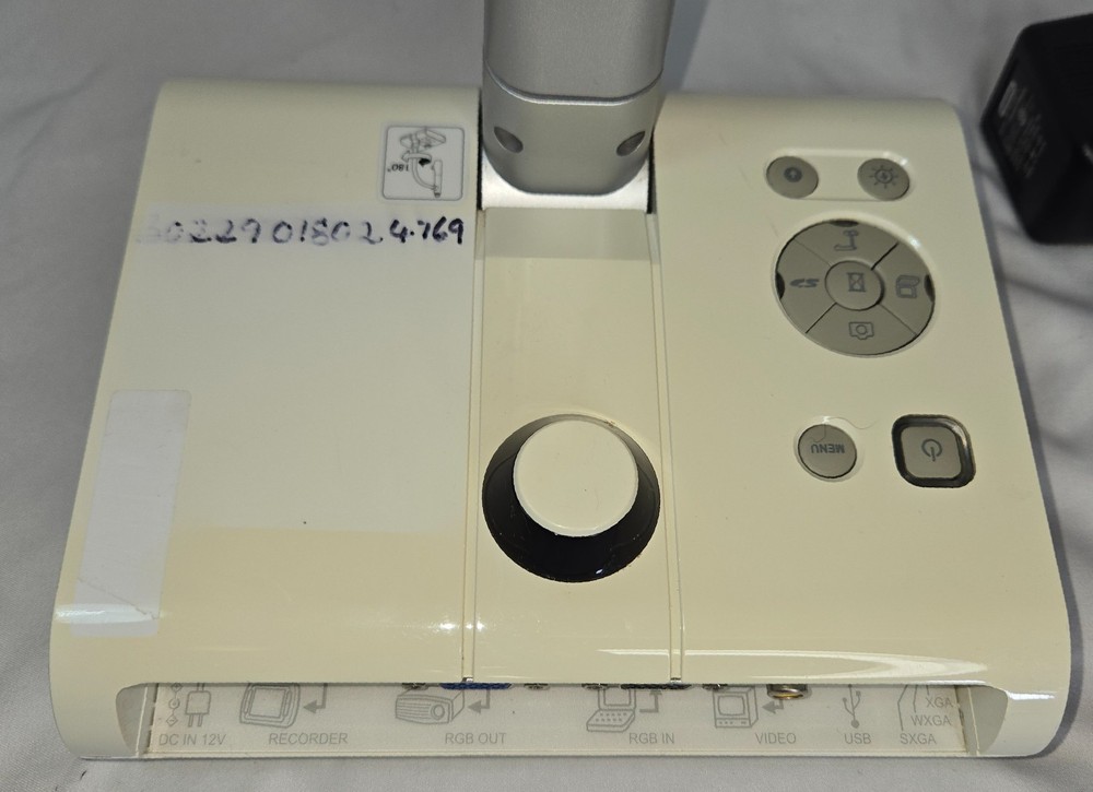 Elmo TT-02RX Digital Document Presenter Camera Projector USB VGA AC Adapter