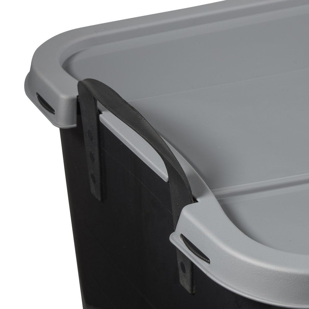 Life Story 55 Quart Stackable Home Organization Lidded Storage Container, 6 Pack