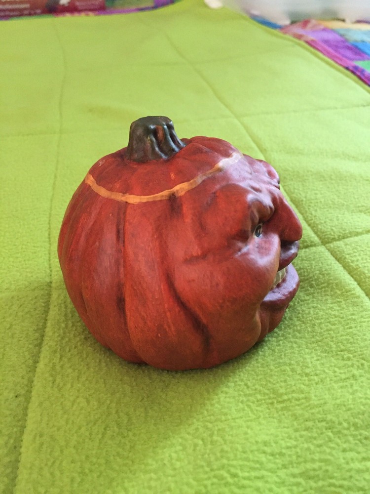 Small Pumpkin Paperweight Halloween