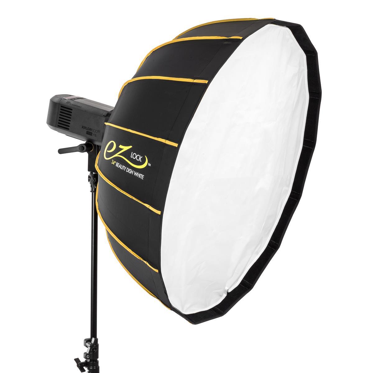 Glow EZ Lock Collapsible White Beauty Dish (34") #EZ-BD-34W