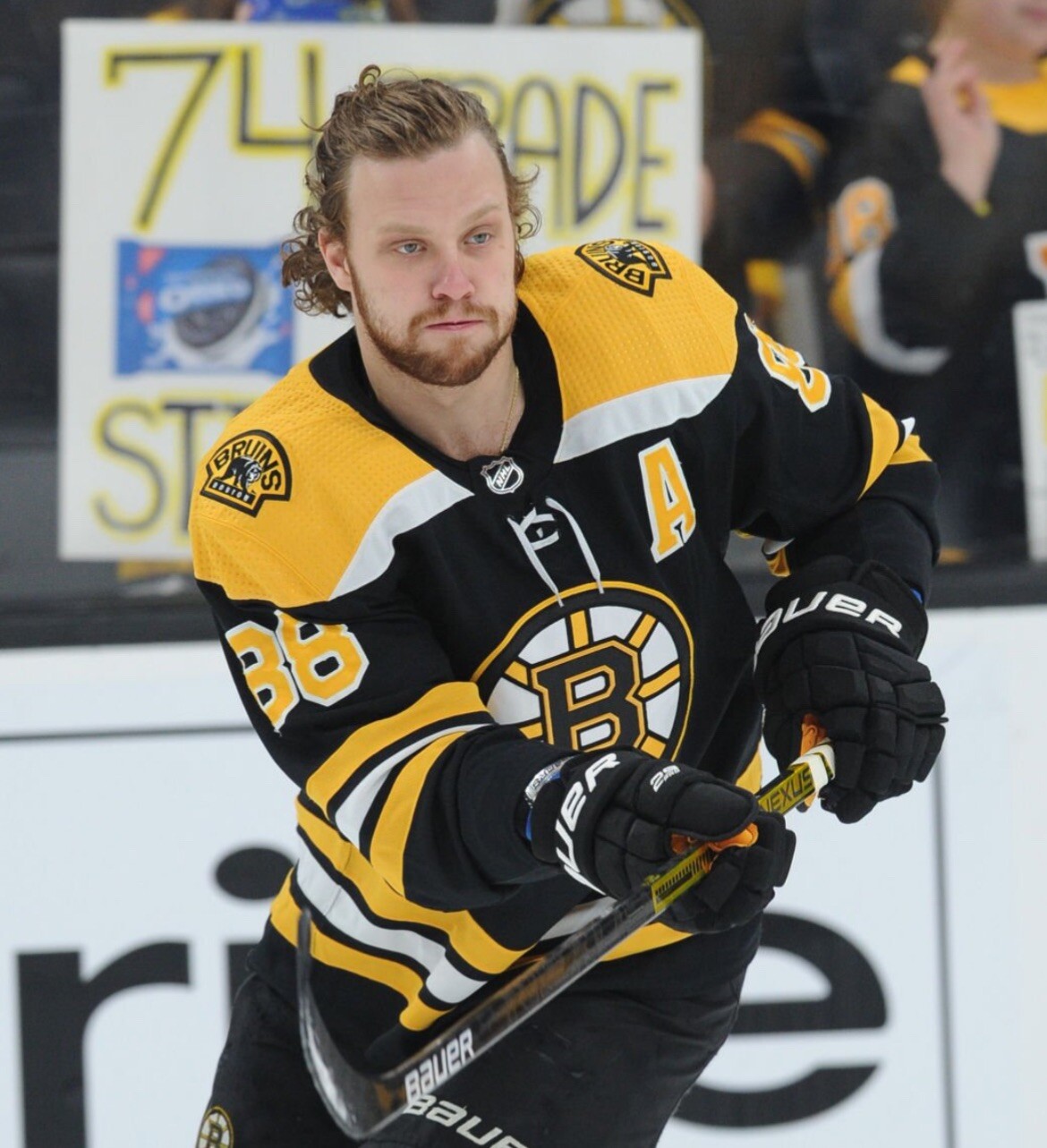 2017-23 Boston Bruins home or alternate black jersey Alternate Captain A Patch