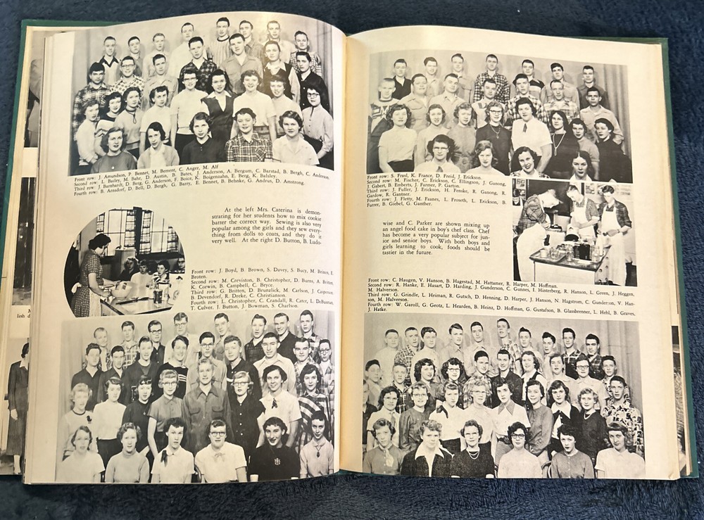 Kodak 1952 Yearbook ECHS EAU Claire, Wisconsin