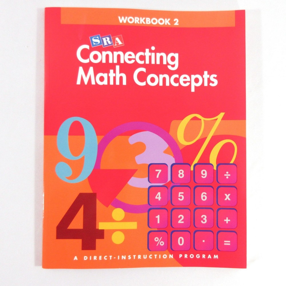 SRA Connecting Math Concepts Workbook 2 Level A Textbook Homeschool Book New