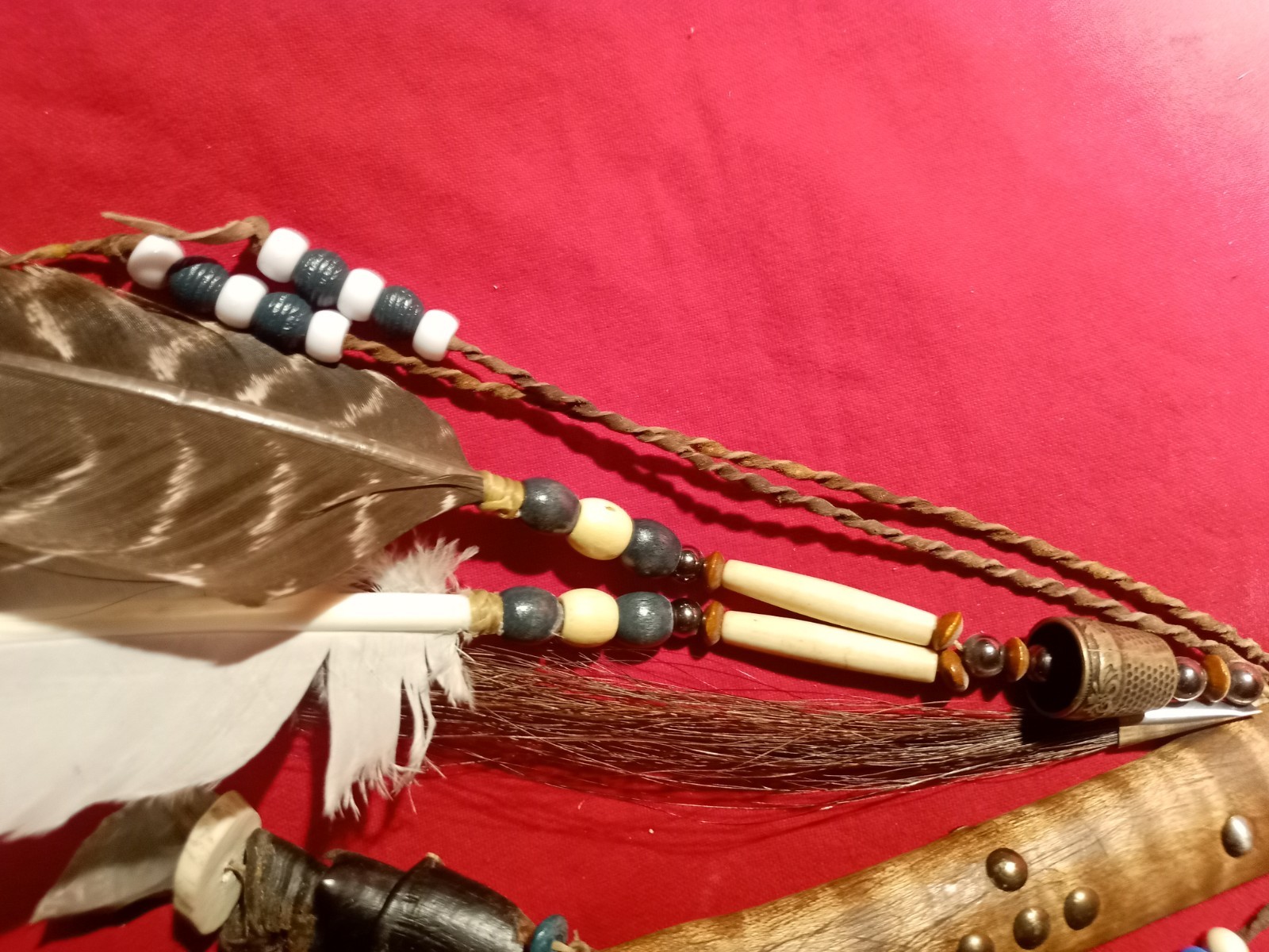 Native American Type Peace Pipe Tomahawk