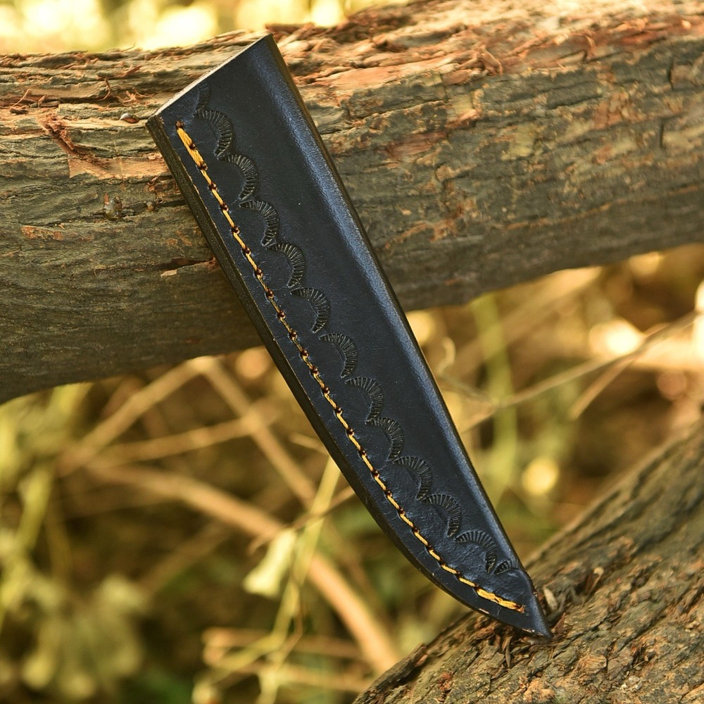 Leather Sheath For Fix Blade Knife Case Holster
