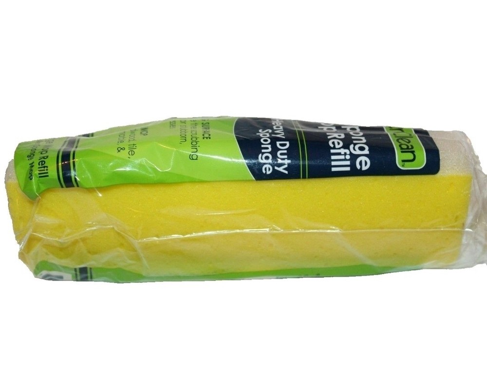 EverClean Roller Heavy Duty Sponge Mop Refill #7161 X5