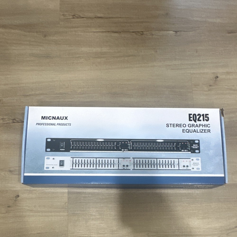 MICNAUX EQ215 Stereo Graphic Equalizer Black