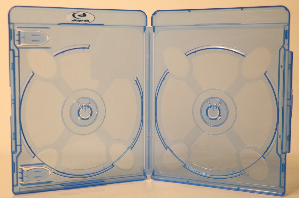 Genuine Vortex Eco-Lite 2-Disc 11mm Blu-ray Replacement Case Shell w/ Latch USED