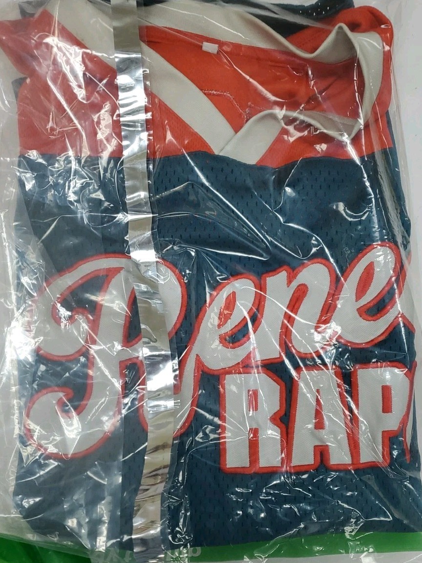 Pre Owned Renee' Rapp Jersey Snow Angel Aqua/Orange Size XL