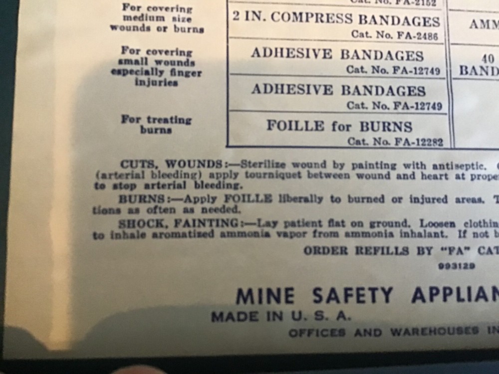 MSA Complete 10 Unit First Aid Kit