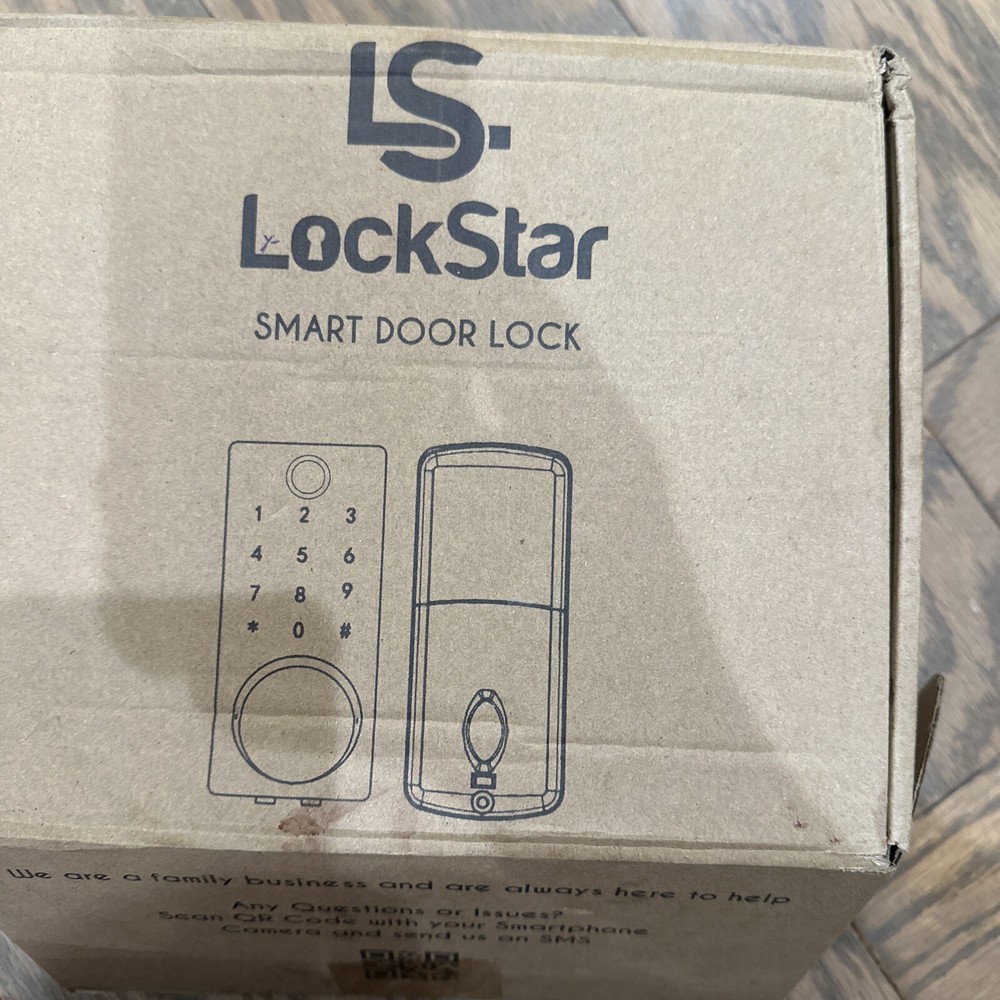LOCKSTAR Smart Door Lock • Keyless Deadbolt • Multiple Entry Methods – APP #G