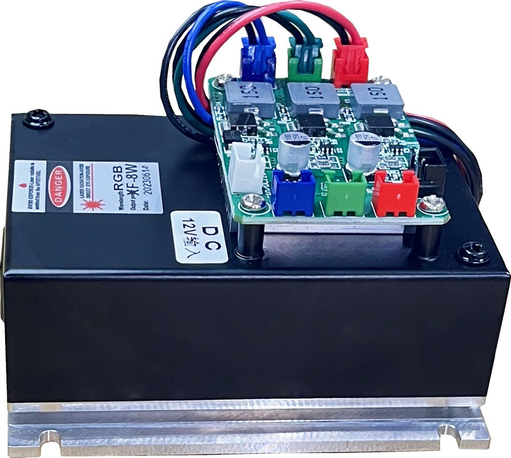 RGB 6W Semiconductor Laser Source Solid-state Pumped Laser Head Stage Laser