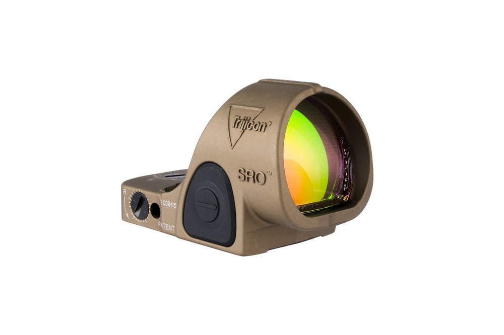 Trijicon SRO Sight Adjustable LED 2.5 MOA Red Dot – Coyote Brown Anodized