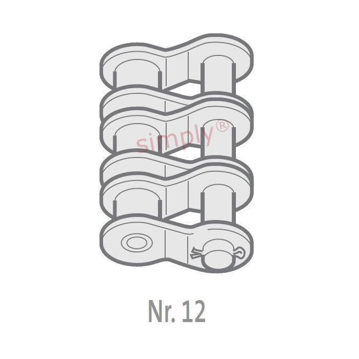 Renold SD32B-3-NO12 BS Triplex Chain Half Link 2 inch Pitch