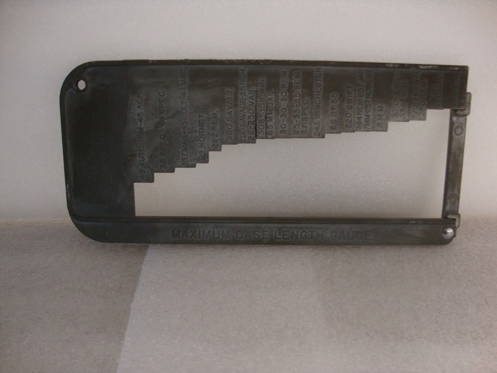 Vintage MAXIMUM CASE LENGTH GAUGE by Herter's   Reloading Tool Shell Measure