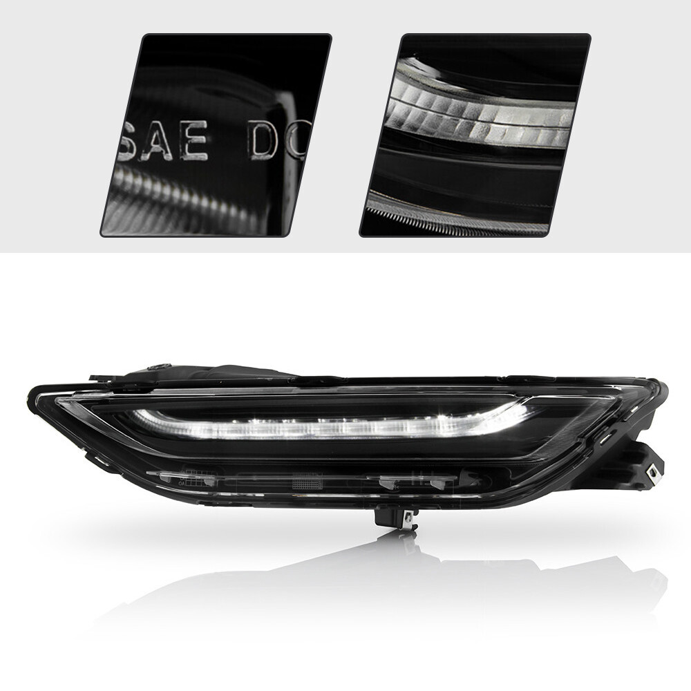 For 2019-2022 Chevy Blazer Upper LED DRL Driving Headlight Left Driver Side